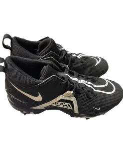 Used Nike LAX Cleats Womens Black And White Senior 6.5