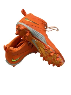 Used Nike NIKE HUARACHE 4 LAX LE TOTAL ORANGE/META LAX Cleats Mens Orange Senior 11.5