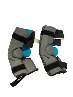Used Nike VAPOR ELBOW GUARD Lacrosse Arm Pads/Guards Grey SM