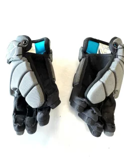 Used Nike VAPOR Lacrosse Gloves Junior Grey SM