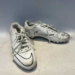 Used Nike VAPOR LAX Cleats Mens White Senior 9