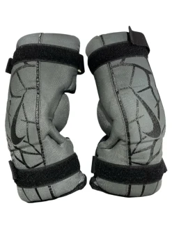 Used Nike VAPOR LT Lacrosse Arm Pads/Guards Grey LG