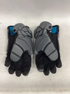 Used Nike VAPOR LT Lacrosse Gloves Junior Grey LG