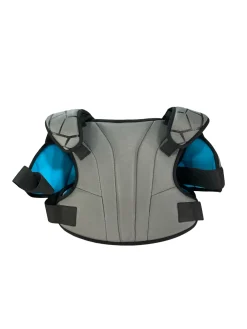 Used Nike VAPOR LT Lacrosse Shoulder Pads Grey Youth