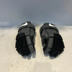 Used Nike VAPOR LT Lacrosse Gloves Junior Grey SM