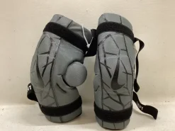 Used Nike VAPOR LT Lacrosse Gloves Junior Grey And Royal Blue LG