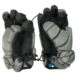 Used Nike VAPOR LT Lacrosse Gloves youth Grey MD