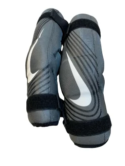 Used Nike VAPOR LT Lacrosse Arm Pads/Guards Grey LG