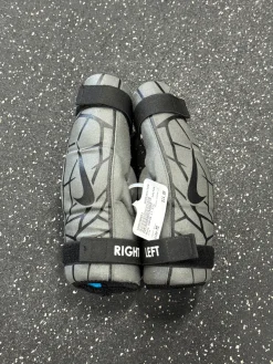 Used Nike VAPOR LT Lacrosse Arm Pads/Guards Grey MD