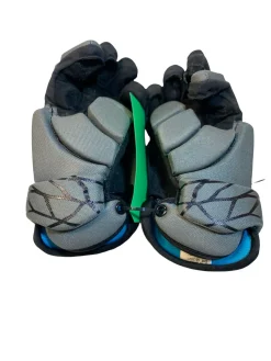 Used Nike VAPOR LT Lacrosse Gloves Junior Black MD