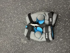 Used Nike VAPOR LT YOUTH Lacrosse Arm Pads/Guards Grey MD