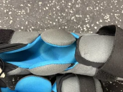 Used Nike VAPOR LT YOUTH Lacrosse Arm Pads/Guards Grey MD