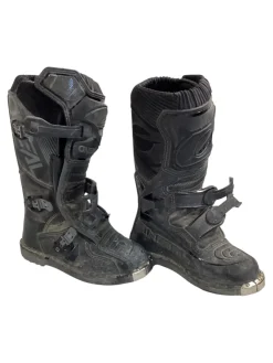 Used ONEAL ELEMENT JR BOOTS Junior Boots Black Junior 02
