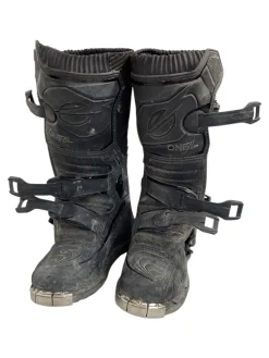 Used ONEAL ELEMENT JR BOOTS Junior Boots Black Junior 02