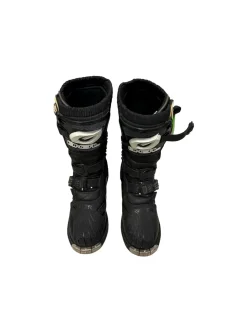 Used O'Neal RIDER MX Junior Motocross Boots Black Junior 05