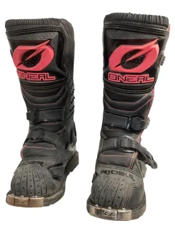 Used ONEAL RIDER Womens Boots Black Senior 7