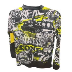Used Oneal Youth Motocross Top Optic Yellow Large