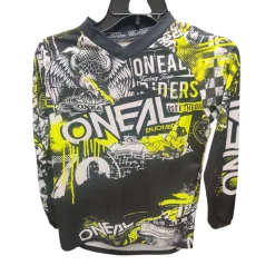 Used Oneal Youth Motocross Top Optic Yellow Large