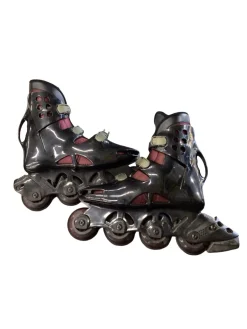 Used OXYGEN XE 1.1 L Senior Aggressive Skates Black Senior 8