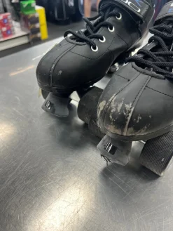 Used PACER GTX500 Senior Roller Quad Skates Black Senior 8