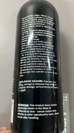 Used Paintball CO2 Cartridge 20oz