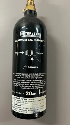 Used Paintball CO2 Cartridge 20oz