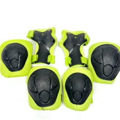 Used 6pc Protective Set Black/Green Youth