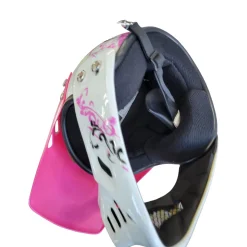 Used POLARIS YTH XXS HELMET Junior Helmet Pink XXS
