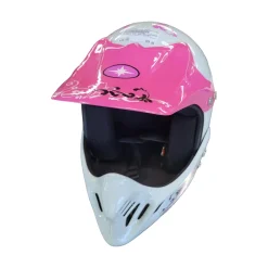 Used POLARIS YTH XXS HELMET Junior Helmet Pink XXS