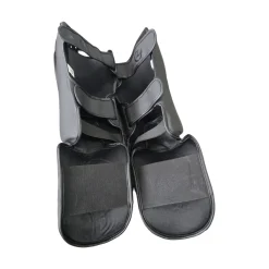 Used PRO MMA SHIN GUARDS Martial Arts Shin Pads Black LG