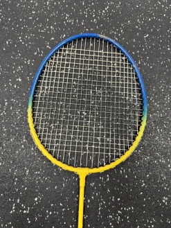Used Quest RACKET Adult Badminton Racquet Yellow Unknown