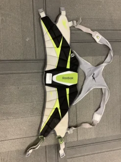 Used Reebok 3K Lacrosse Rib Pads Black SM