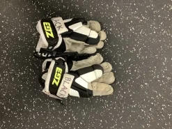 Used Reebok ZG3 Lacrosse Gloves Junior Black 8"