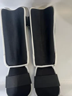 Used RevGear Martial Arts Shin Pads Black Youth