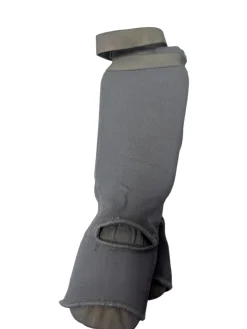 Used RIMSPORTS NY SHINGUARDS Martial Arts Shin Pads Grey XXS