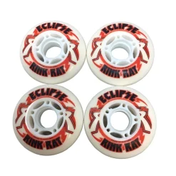 Used RINK RAT ECLIPSE INLINE WHEEL 4PK 72M 72MM Inline Skate Wheels