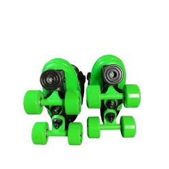 Used RollerDerby ADJ 12-2 QUAD ROLLER Junior Roller Quad Skates Black Junior 02