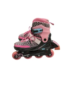 Used RollerDerby AOS SYSTEM Senior Aggressive Skates Pink Adjustable
