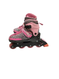 Used RollerDerby AOS SYSTEM Senior Aggressive Skates Pink Adjustable