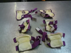 Used RollerDerby Inline Protective Set Pink SM