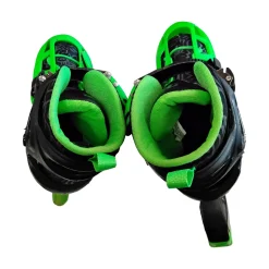 Used RollerDerby Junior 3-6 Aggressive Skates Green Adjustable