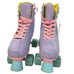 Used RollerDerby PIXIE Junior Roller Quad Skates Purple Junior 03