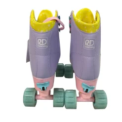 Used RollerDerby PIXIE Junior Roller Quad Skates Purple Junior 03