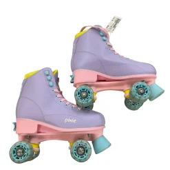 Used RollerDerby PIXIE Junior Roller Quad Skates Purple Junior 03