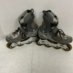 Used RTX-750 Senior Roller Quad Skates Grey Senior 9