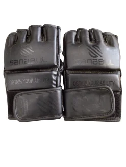 Used Sanabul Martial Arts Gloves Black LG
