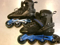 Used Schwinn ADJ 8-9.5 Senior Rec Fitness Skates Black Adjustable