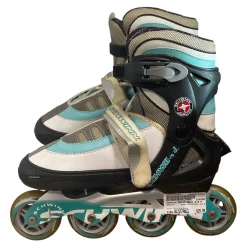 Used Schwinn ADJUSTABLE 8-9.5 Senior Rec Fitness Skates Carolina Blue Adjustable