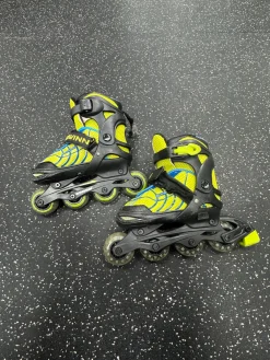 Used Schwinn Child Aggressive Skates Yellow Adjustable