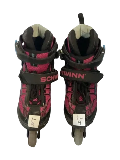 Used Schwinn SCHWINN Child Roller Quad Skates Pink Adjustable
